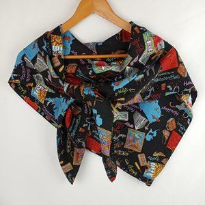 Vintage 1998 Nicole Miller Nordstrom Shopping Fashionista Silk Scarf